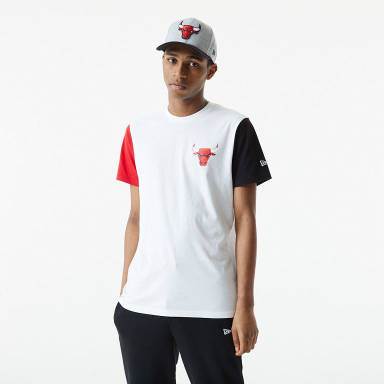 Ropa New Era Nba Blancos - Chicago Bulls Colour Block 92083NFEP